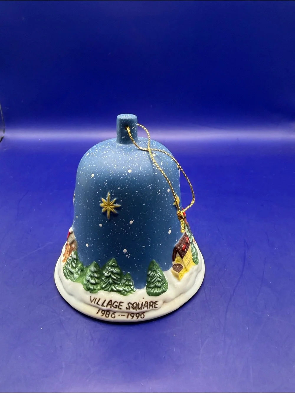 Village Square Blue Bell Ornament